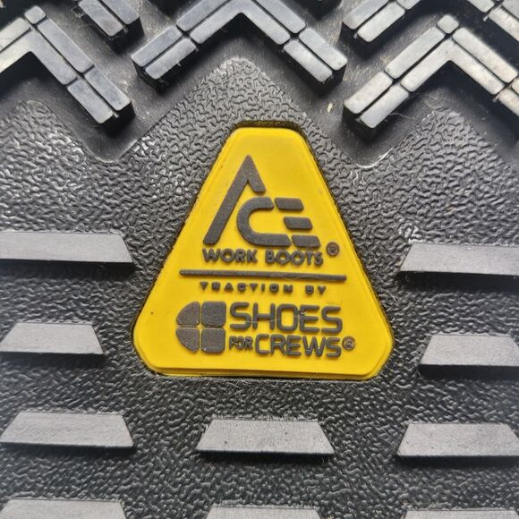 Work Boots Composite Toe ACE BURREN Safety Womens 7, Mens 5.5, Black Steel 99.9% - Picture 8 of 10